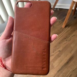 Leather iPhone 7 Plus case